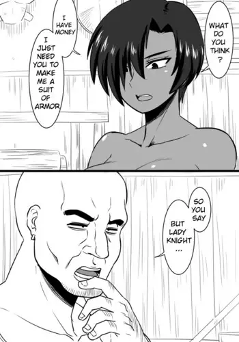 Udeppushi wa Tsuyoi no ni Atama wa Yowai Kasshoku Onna Kishi-sama