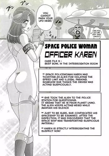 Uchuu Fukei Karen Junsa -Kouzen Waisetsu- | Space Police Karen Ch. 5